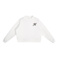 Essential Fleece Mock-Neck Crew Sweatshirt
