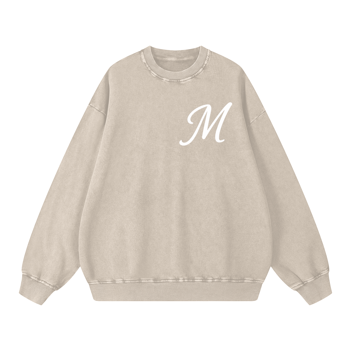 Snow Washed Oversized Sweatshirt